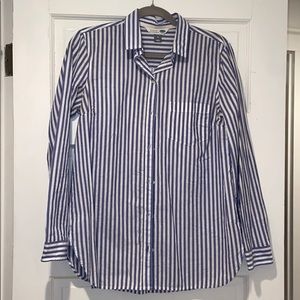 Striped Tunic Button-down